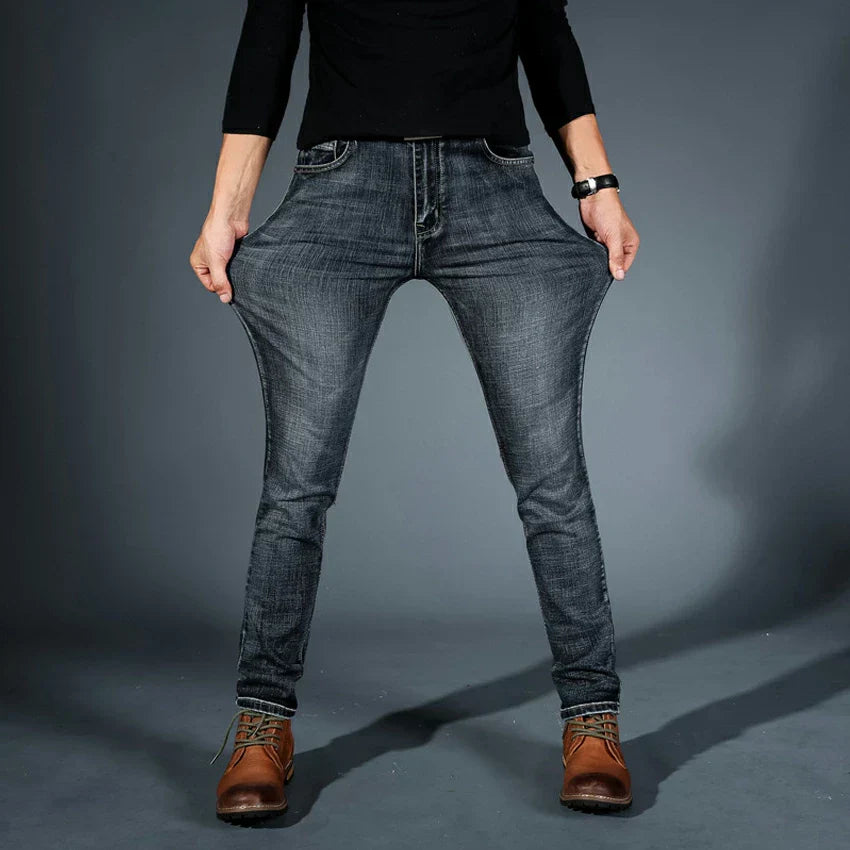 Heren Slim Fit Jeans met Stretch