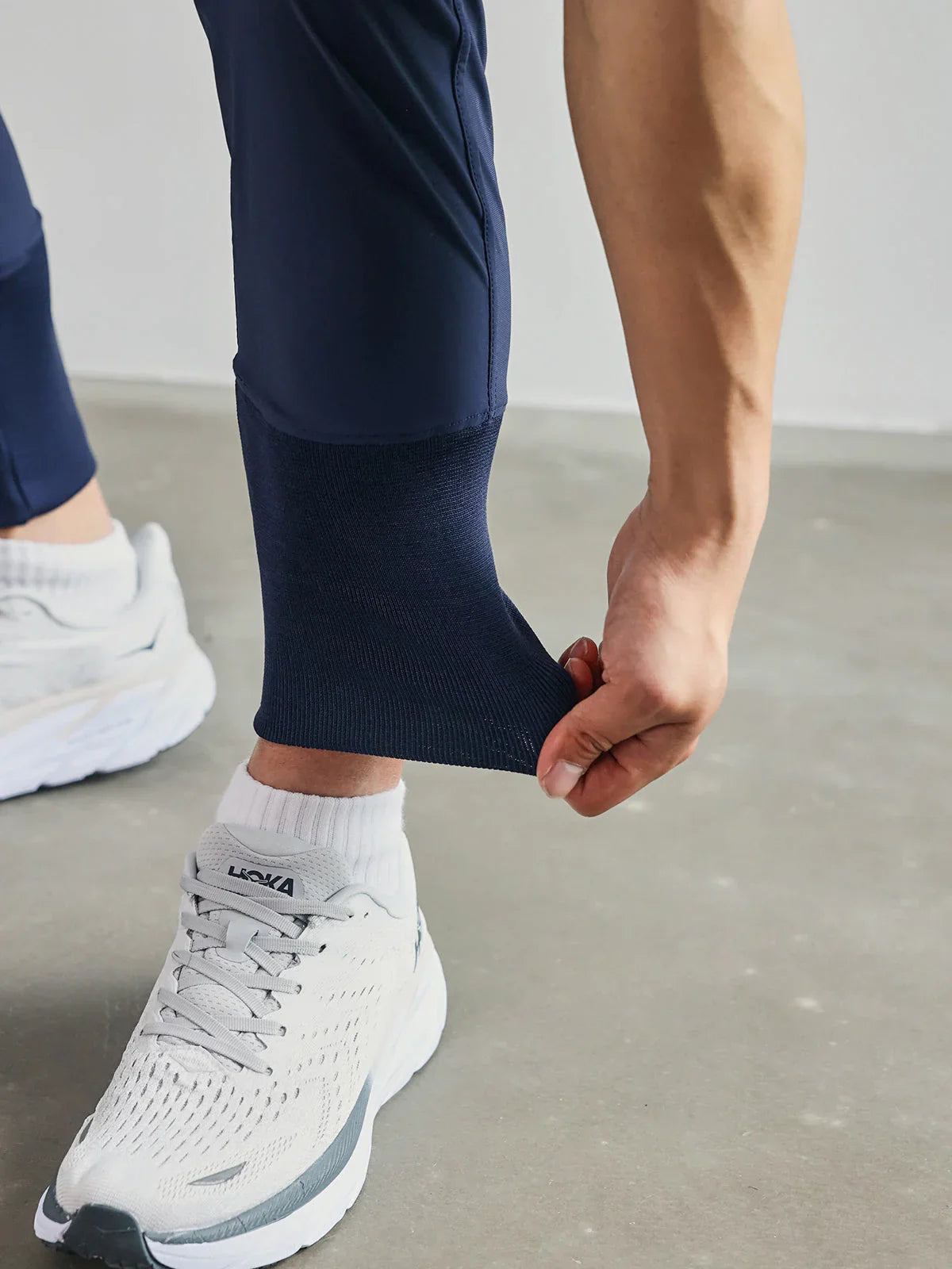 Heren Sportbroek Slim Fit met Elastische Tailleband en Zijzakken
