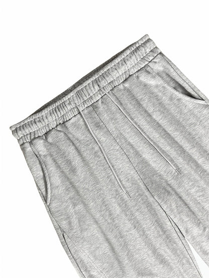 Heren Sweatpants Baggy Fit met Elastische Taille en Rechte Pijp