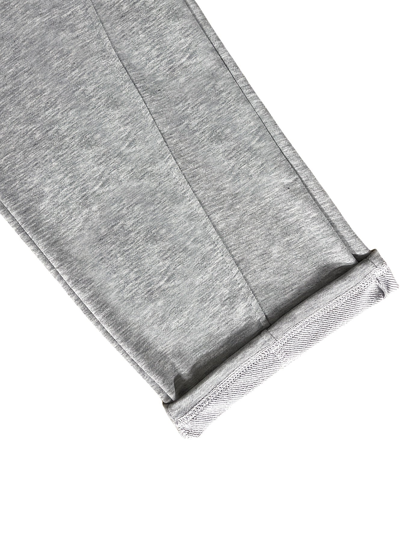Heren Sweatpants Baggy Fit met Elastische Taille en Rechte Pijp