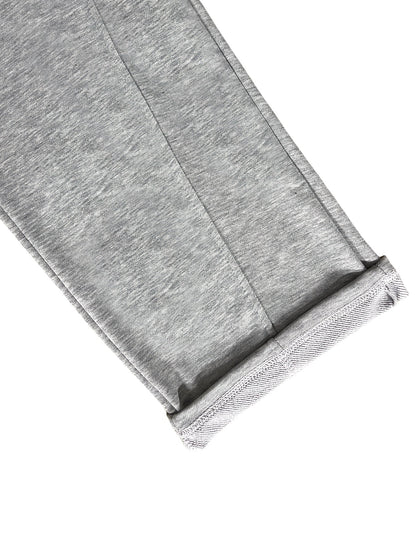 Heren Sweatpants Baggy Fit met Elastische Taille en Rechte Pijp