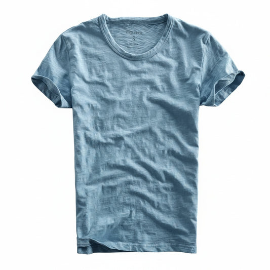 Heren T-shirt Korte Mouw met Ronde Hals en Relaxed Fit