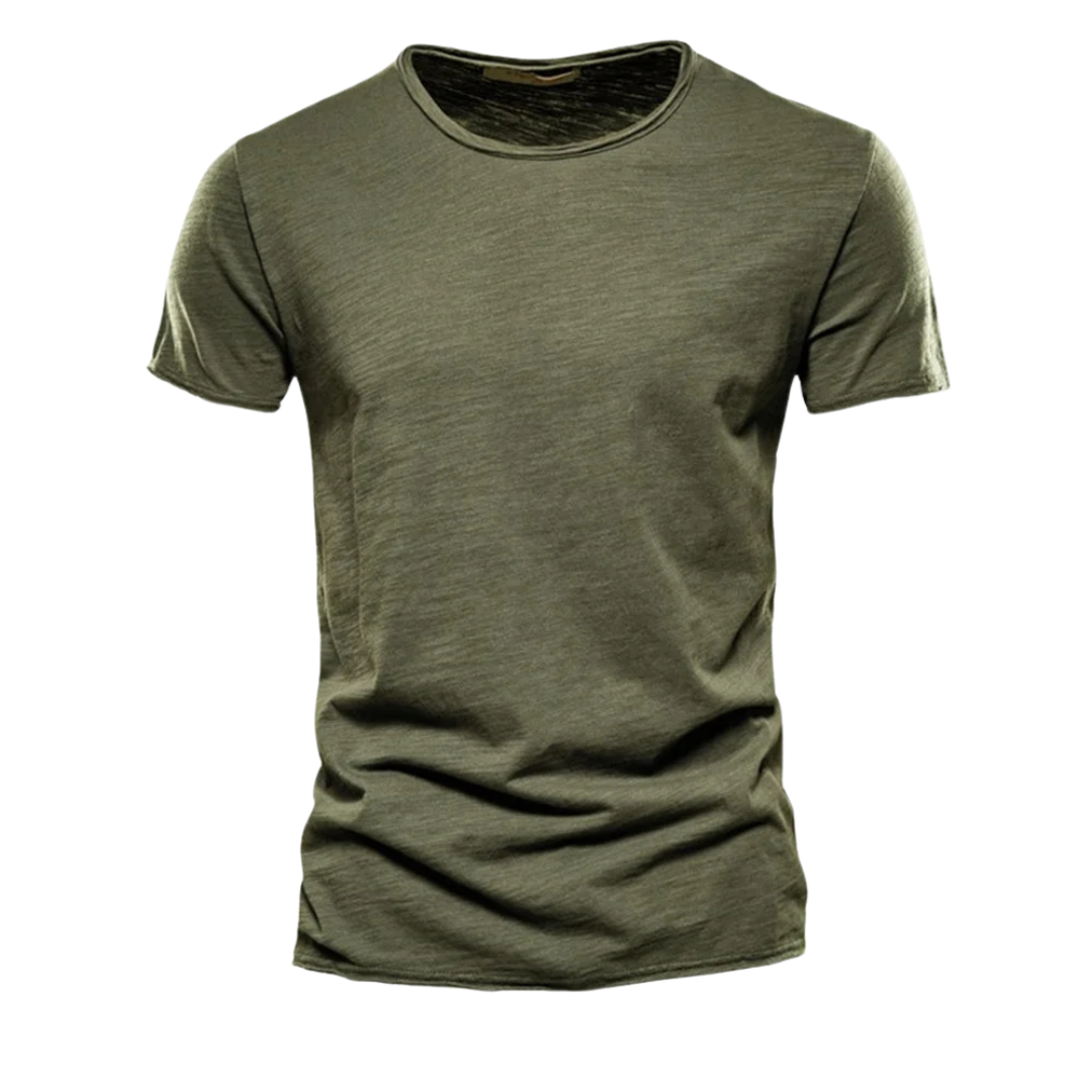 Heren T-shirt Korte Mouw met Ronde Hals Regular Fit