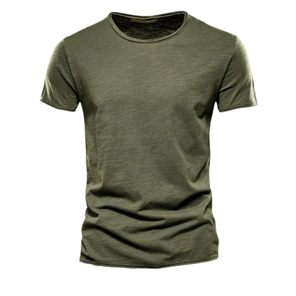 Heren T-shirt Korte Mouw met Ronde Hals Regular Fit