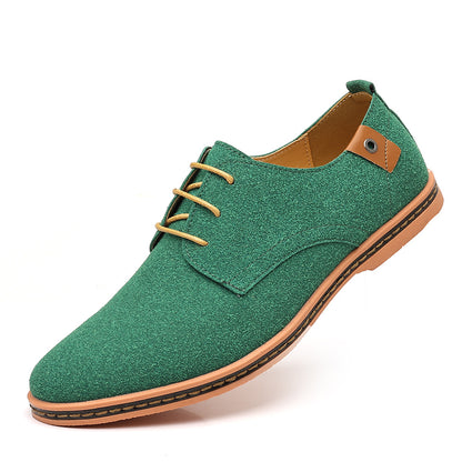 Heren Veterschoenen met Vetersluiting Groen