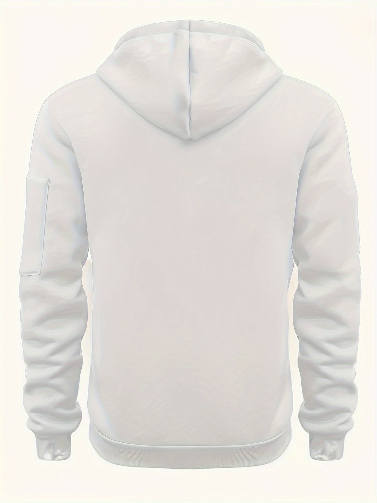 Heren Zip Hoodie met Mouwzak