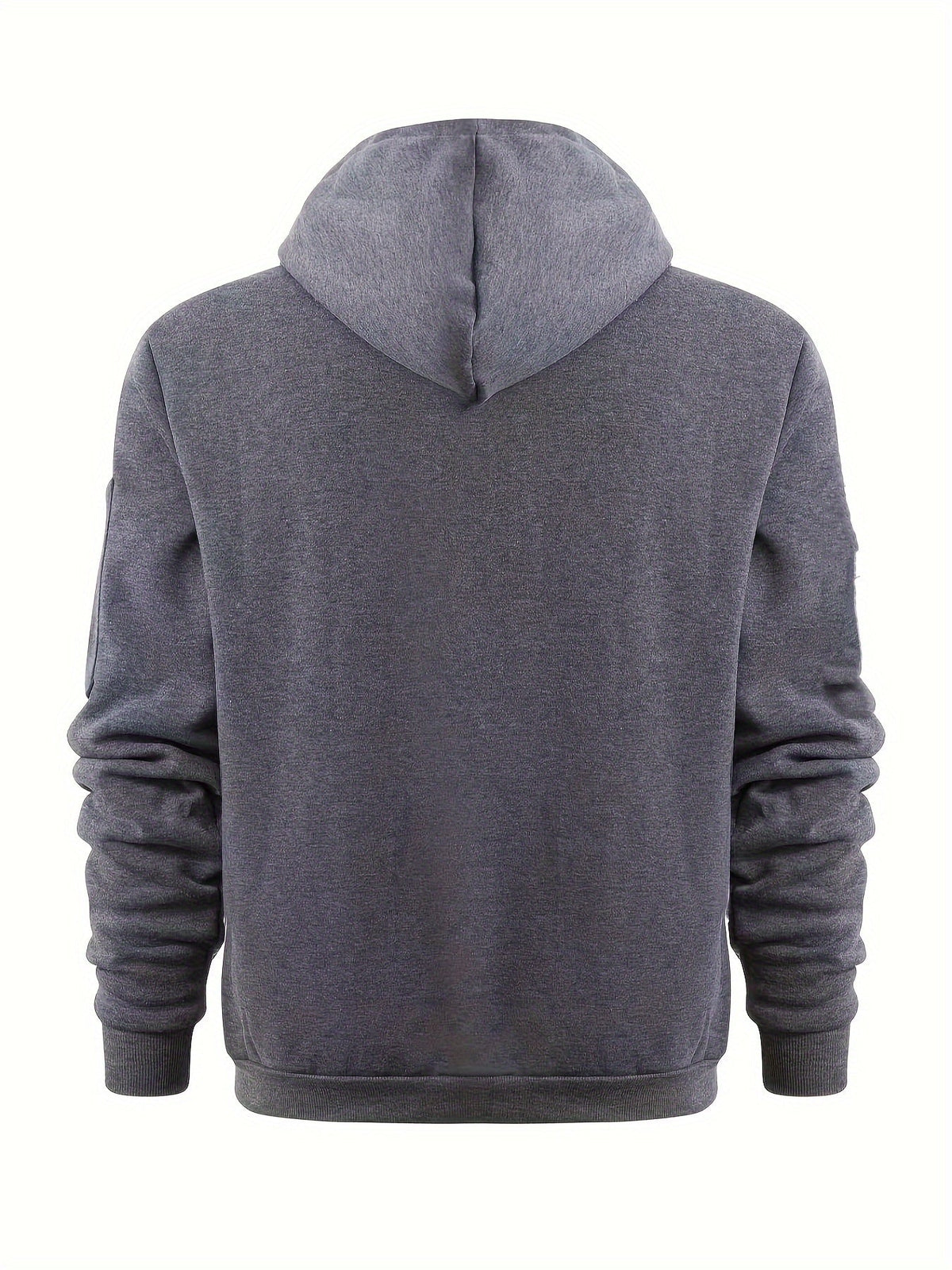 Heren Zip Hoodie met Mouwzak
