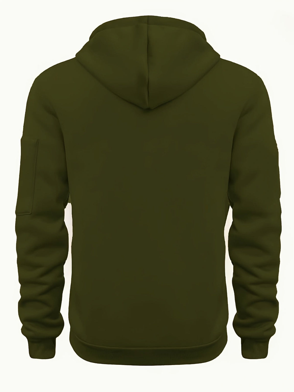 Heren Zip Hoodie met Mouwzak