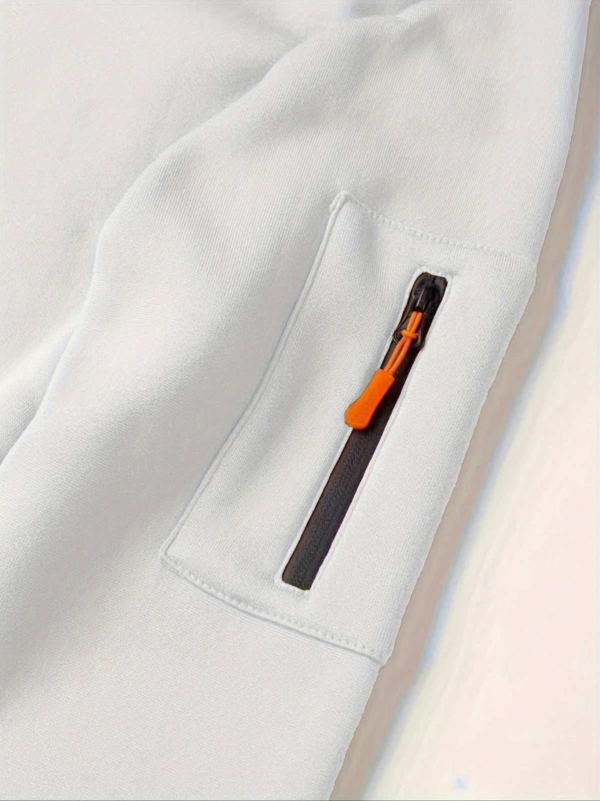 Heren Zip Hoodie met Mouwzak