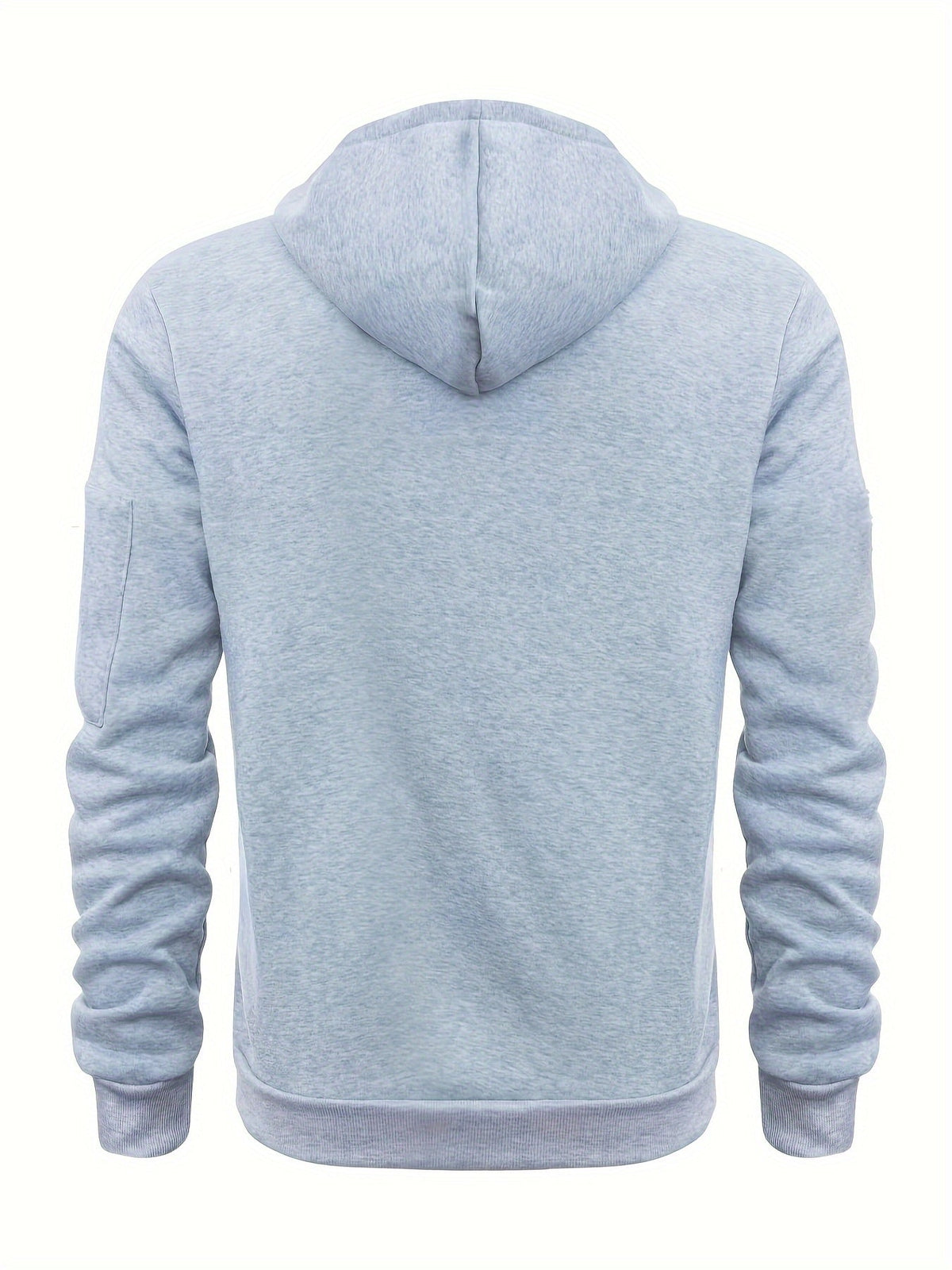 Heren Zip Hoodie met Mouwzak
