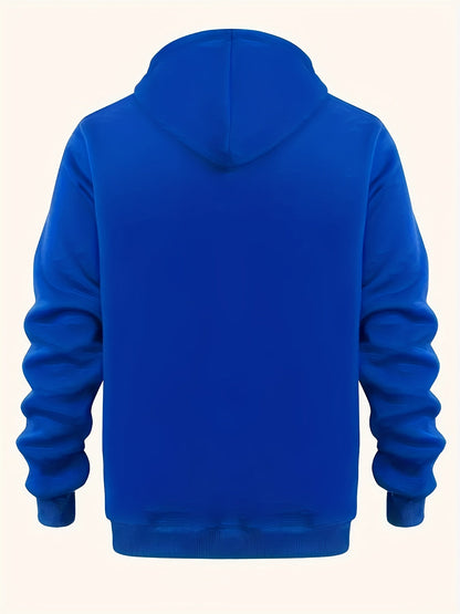 Heren Zip Hoodie met Mouwzak