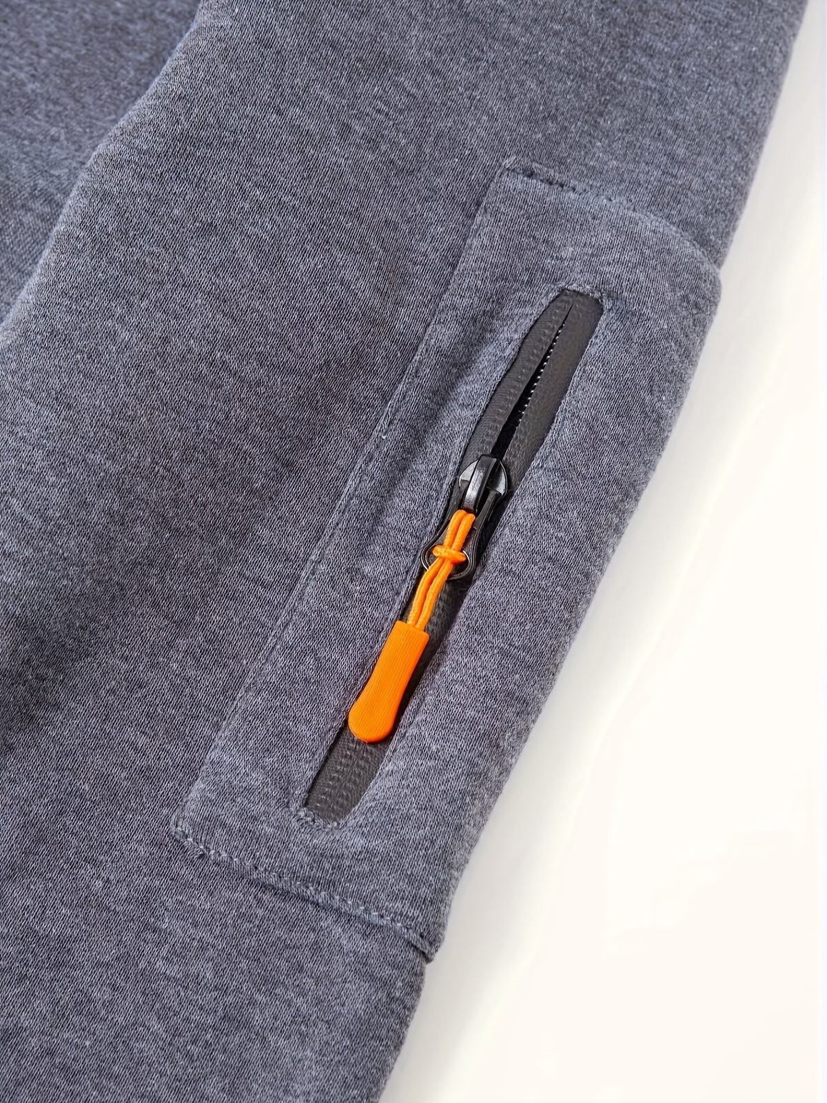 Heren Zip Hoodie met Mouwzak