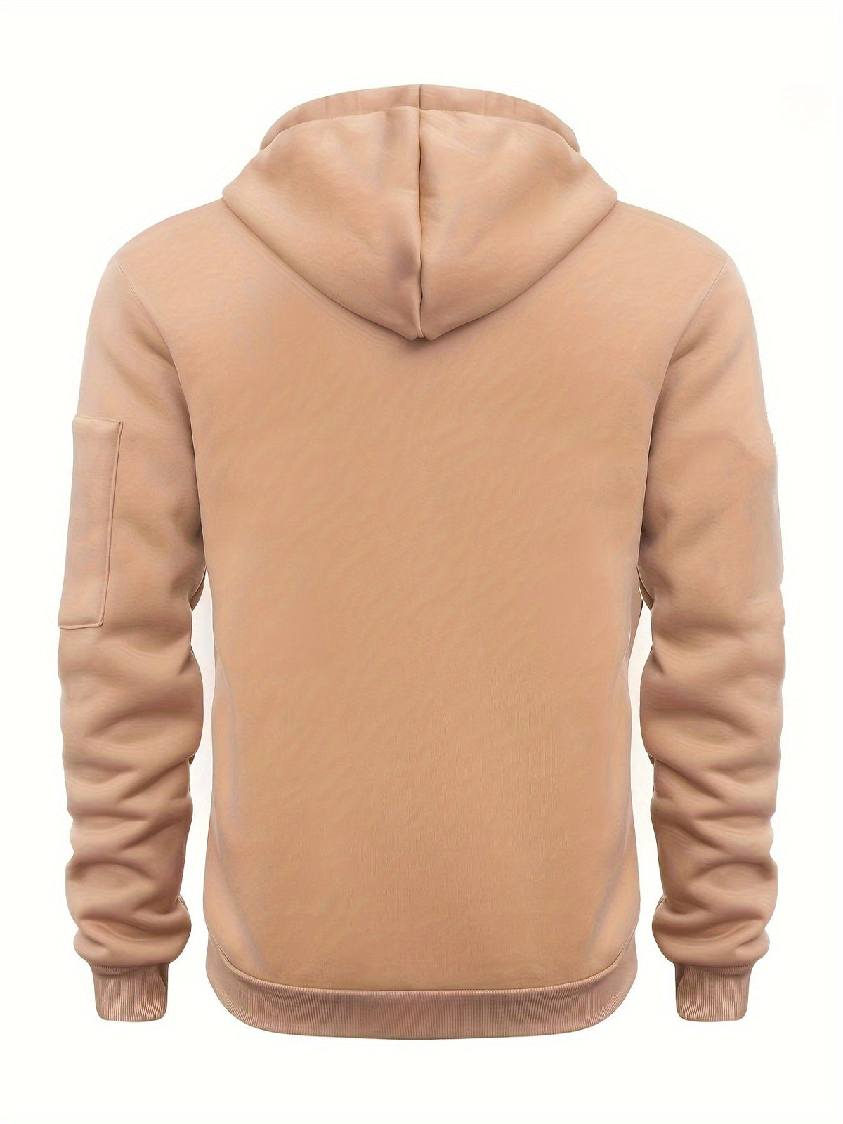 Heren Zip Hoodie met Mouwzak