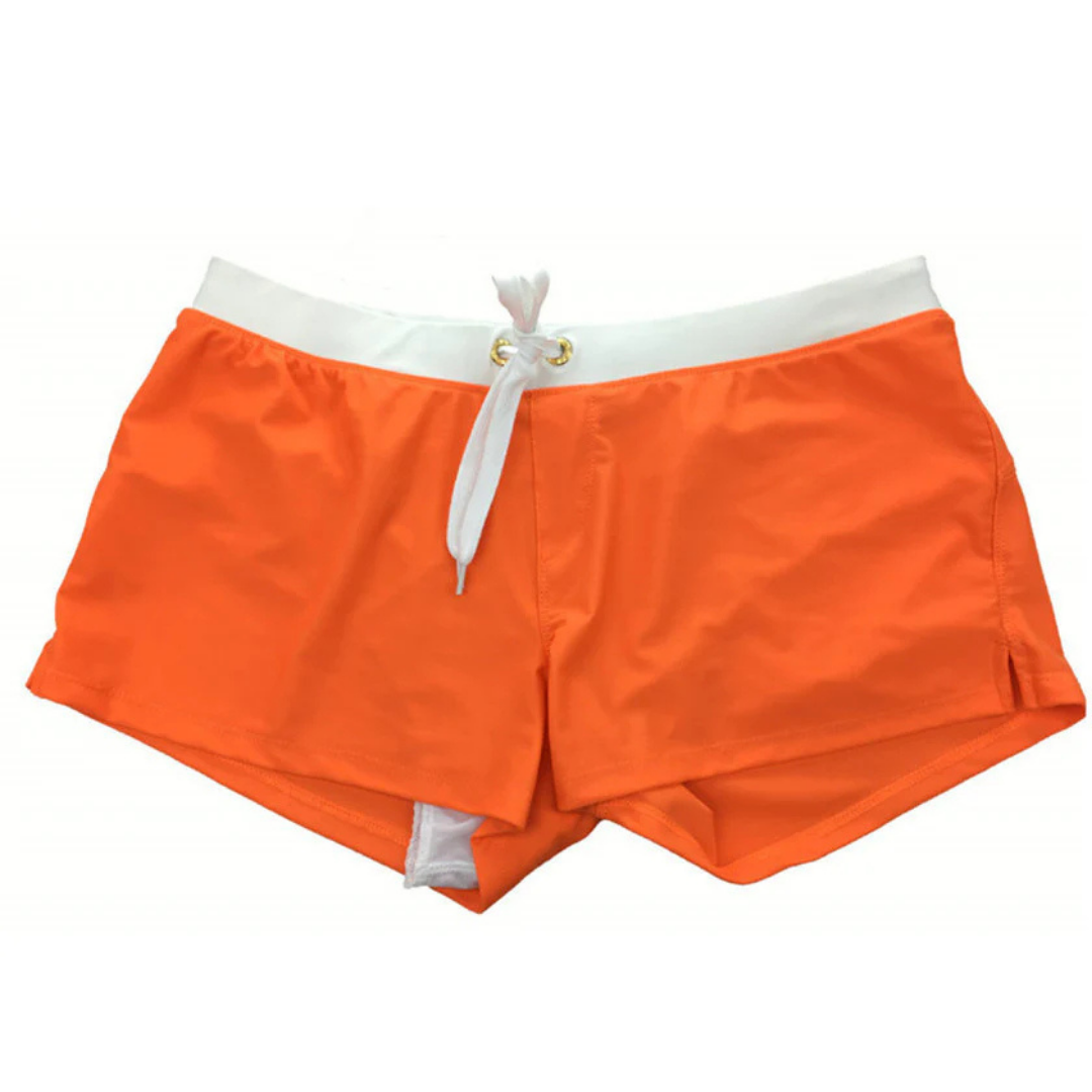 Heren Zwembroek met Verstelbare Taille en Zijsplit