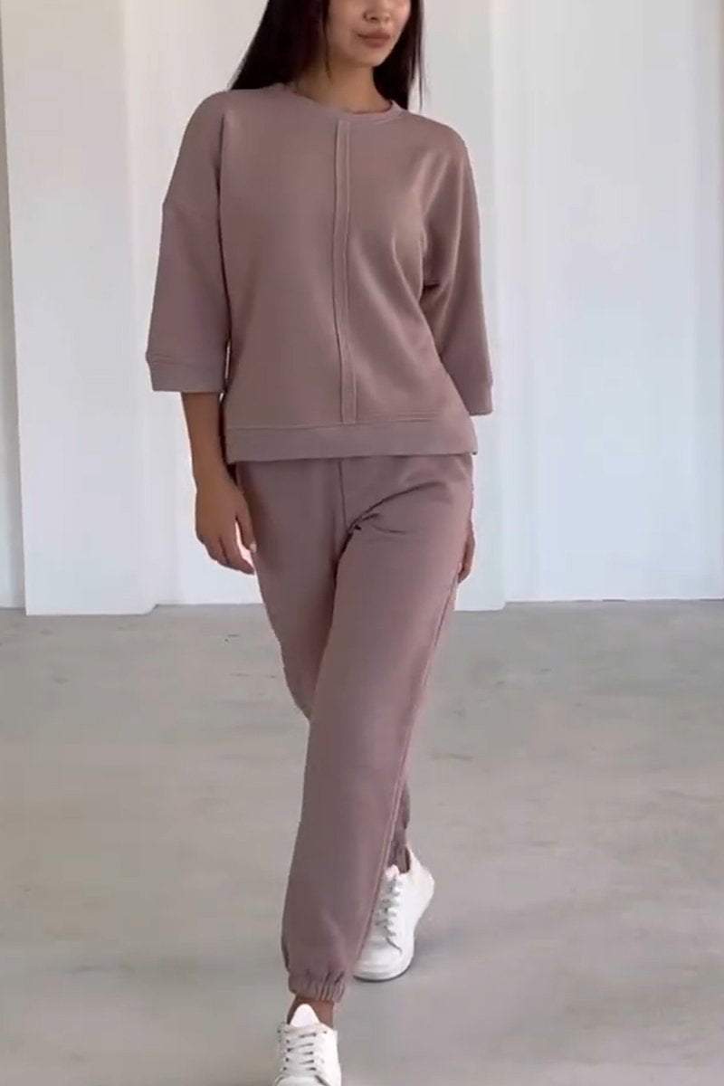 Tweedelige Joggingset met Oversized Sweater