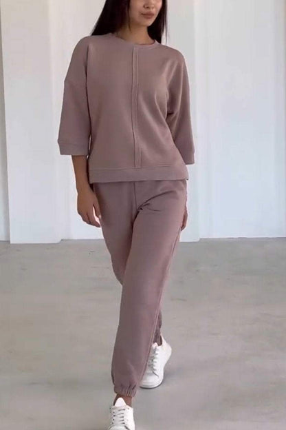 Tweedelige Joggingset met Oversized Sweater