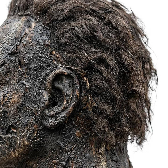 Unisex Volledig Gezichtsmasker van Seriemoordenaar met Haar en Nekbedekking