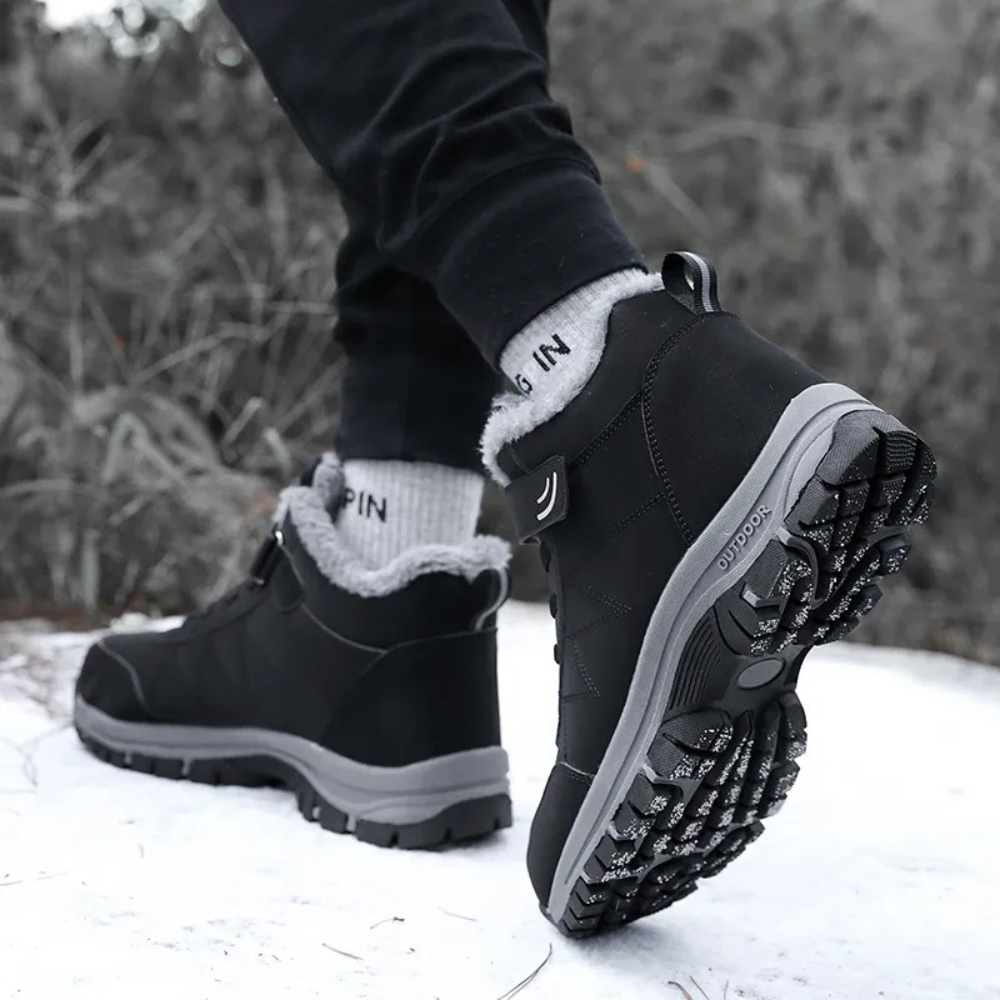 Unisex Winterboots met Klittenband en Veters