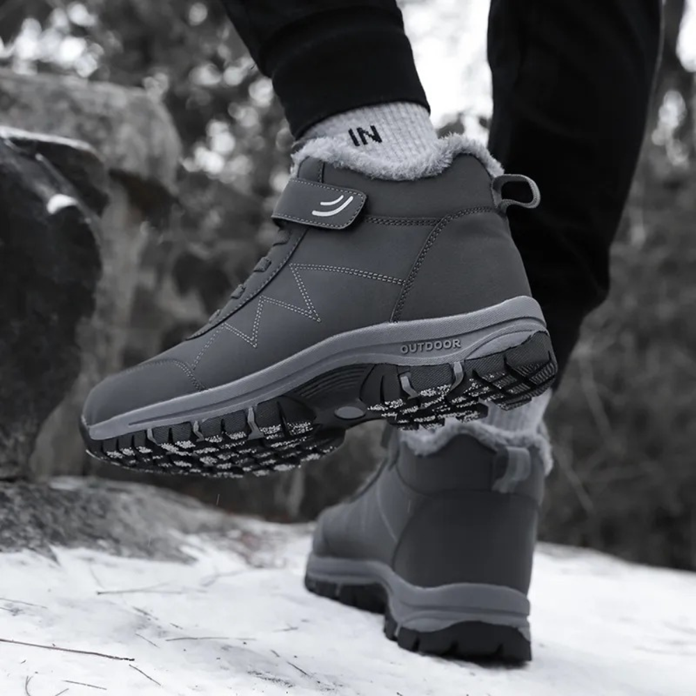 Unisex Winterboots met Klittenband en Veters
