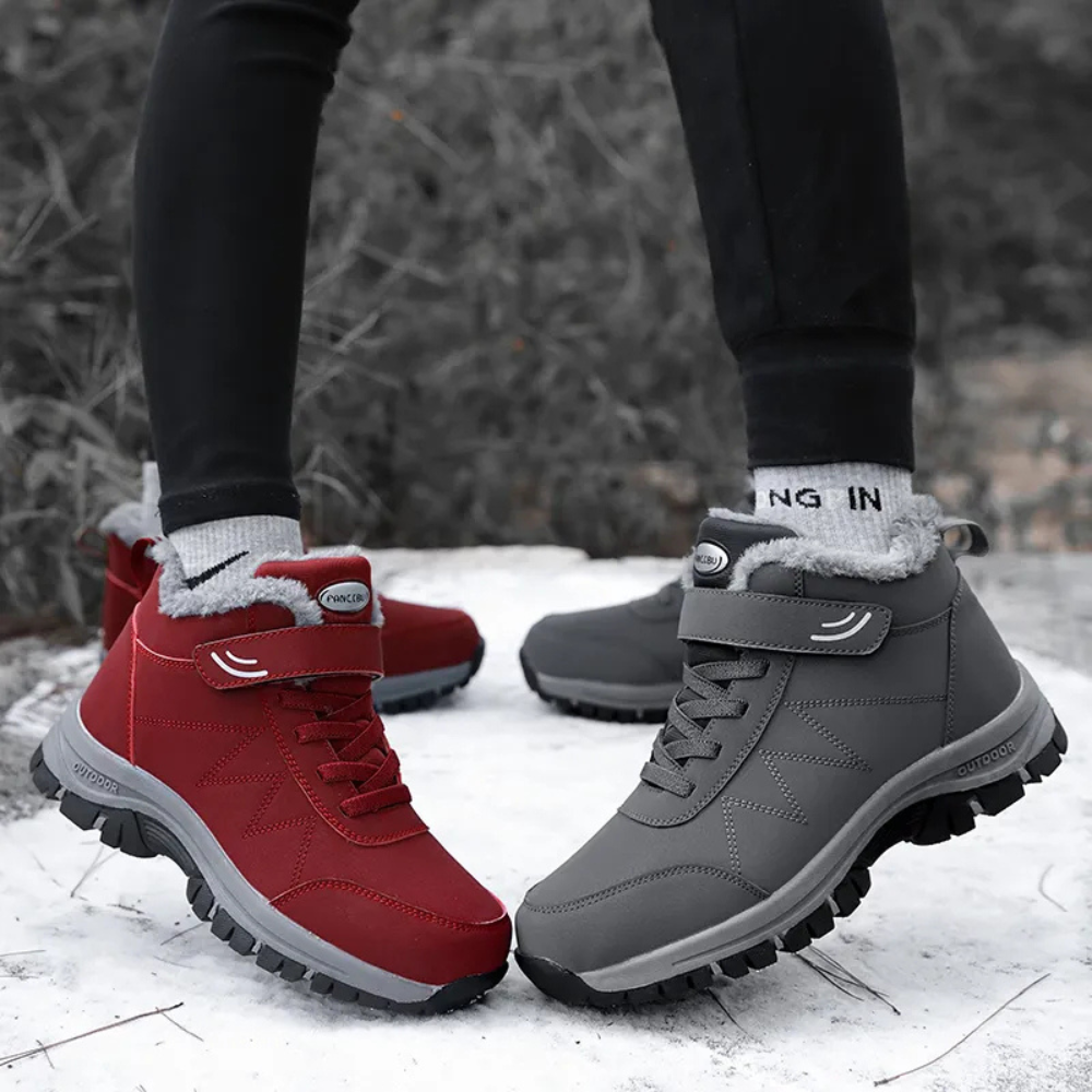 Unisex Winterboots met Klittenband en Veters
