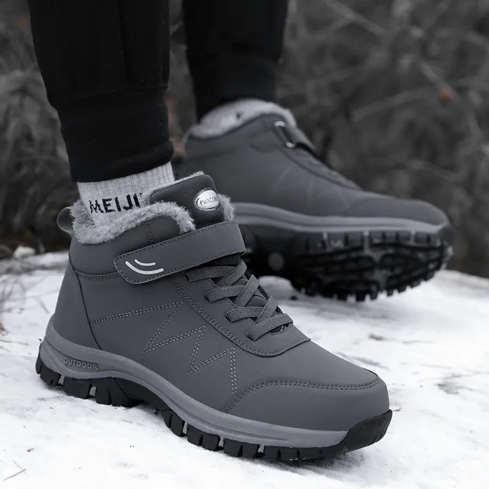 Unisex Winterboots met Klittenband en Veters